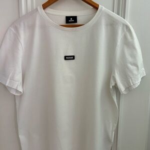 Mackage White Short Sleeve Tee